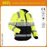 High Visibility Softshell Reflective Jacket for Worker