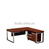 Hot sale office furniture L-shape wood office table designs