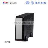 Realan Emini 2019 Vertical Small PC Case With 2.5"HDD USB Audio Ports, Horizontal Mini PC Box thumbnail-2