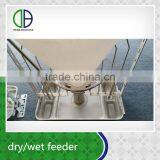 Pig breeding equipment dry-wet feeder pvc and stainless swine feeder popular design