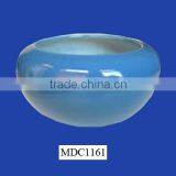 Pottery Blue Coffin Urn thumbnail-1