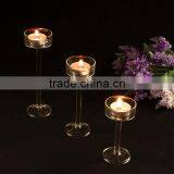 2016 Hot Sale New Design Luxury CE Glass Candle Holder Goblets thumbnail-3