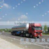 3 Axles Aluminum/alloy Lpg Tanker Truck Trailer thumbnail-1