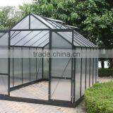 Outdoor Garden 4mm PC Sheet Aluminum Frame Greenhouse for Rose Tomato Seed thumbnail-1