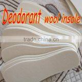Wholesale Deodorant Natural Wool Felt Insole