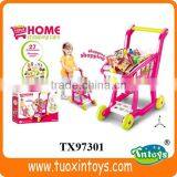 Kids Supermarket Shopping Toy Car Shopping Trolley, Shopping Cart Toy thumbnail-2