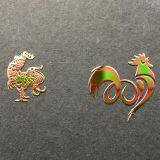 Custom Waterproof New Design Chromatic Metal Nickel Sticker thumbnail-4