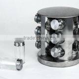 4pcs Round Clear Glass Oil and Vinegar Cruet Bottles Vinegar Oil thumbnail-1