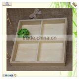 Variety Design Square Rectangle Large Wood Bread Serving Tray thumbnail-2
