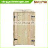 Raccoon Resistant Wooden Garbage Can Storage Sheds thumbnail-1
