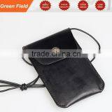 Leather Cell Phone Neck Pouch, Small Cross Body Pouch Leather Cell Phone Neck Pouch thumbnail-1