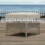 2017 Trade Assurance Hot Sale Outdoor Vintage Round Wicker Footstools for Sale thumbnail-1