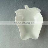 Porcelain White Ceramic Apple Shape Dishes / Bowls / Gift Package Promotion thumbnail-2