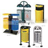 Metal Public Dustbin for Hotel Garden Park Hospital Airport School thumbnail-3