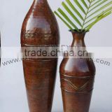 Metal Bottle Vases