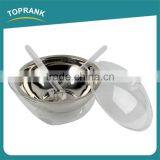 New Design Stainless Steel Iced Salad Bowl With Dome Lid thumbnail-3