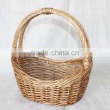 Handled Customized Boat Shape Wicker Basket Gift thumbnail-3