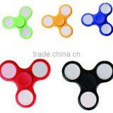 OEM Factory Wholesale 2017 Hot Sell LED Fidget Spinner Tri Fidget Hand Spinner thumbnail-4
