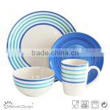 Handpainting Green 20pcs Dinnerware Set thumbnail-4