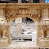 New Design Lion Head Fireplace Mantel for Wholesales thumbnail-5