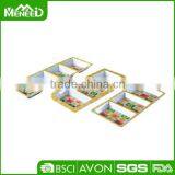 Melamine Rectangular 3 or 4 Compartments Hotel Buffet Divided Dinner Dish Sets thumbnail-1