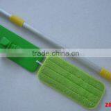 Plastic Velcro Microfiber Dust Mop With Telescopic Handle
