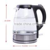 Good Quality and Competitive Price Clear Glass Electric Kettle With Color Changing thumbnail-3