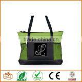 Custom Rhinestone Initial Tote Bag Red thumbnail-3