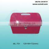 Rectangular Coin Bank Tin Box Tin Can With Lock thumbnail-1