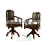 DIRECTOR CHAIR PRIMITIVE WITH LEATHER thumbnail-1