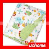 UCHOME China Manufacturer, Double Layer Muslin Swaddle Blanket, Super Soft Textile Plush Baby Blanket Wholesales. thumbnail-6