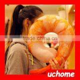 UCHOME Cute Plush Shrimp Stuffed Plush Neck Pillow Wholesale Funny Neck Pillow thumbnail-1