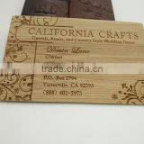 bamboo wood business card