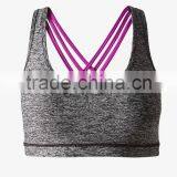 2016 Fashionable Marled Sexy Stripe Sport Bra HST8022 thumbnail-1