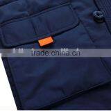 Custom Warm Fur-collar Windproof Jacket Unisex Parka Cotton Padded Men Winter Parka Jacket thumbnail-5