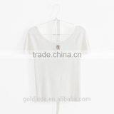 2016 Fashinable Sexy Turtle Neck Knitting Short Sleeves Shirt for Girls thumbnail-6