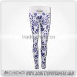 Sublimated Women Fitness Shorts,Custom Yoga Shorts for Women thumbnail-4
