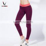 Sublimation Black Grey Color Blank Seamless Cheap Skin Tight Fitness Wear Yoga Pants thumbnail-3