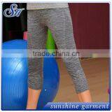High Waist Cropped Trousers Running Fitness Yoga Pants thumbnail-3
