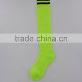 Green Strip Knee High Soccer Socks Men thumbnail-4