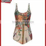 Best Selection Lace up Padding Child Bikini Thong thumbnail-3