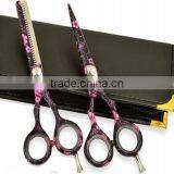 Hairdressing Scissors Set Black Pink thumbnail-1
