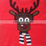 High Quality New Design Pullover Reindeer Christmas Kids Knitwear 2017 (BKN5315) thumbnail-3