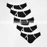 5 Pack Mens Disposable Briefs Wholesale With Contrast Trim