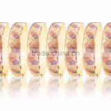 Three Tone Plated 20 MM Diamond Cut Bangles thumbnail-1