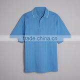 Mens Embroidery Knit Polo Variegated Texture And Interlock Knit Polo 53% Cotton 47% Polyester Custom Worker Suit thumbnail-2