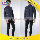 100% Polyester Half Zip Shirt Wholesale Sports Gym Quick Dry Men's Running Fitness Half-zip Long Sleeve Shirts thumbnail-2