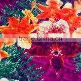 Spandex/nylon Fabric for Swimwear With Floral Printing