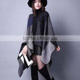 Western Wind 2017 New Spring Style Women Scarf Grid Printed Many Colors Imitated Cashmere Material Ladies Cloak thumbnail-2