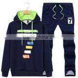 Wholesale Fashion New Designs Customs Printed Cheaper Hoodies Suits KM0628 thumbnail-1